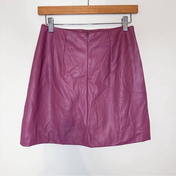 NWT Anthropologie Maeve Faux Leather Skirt - Picture 4 of 6
